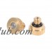 Brass Misting Nozzles for Cooling System  (0.4 mm) 10/24 UNC Garden 20pcs,Spray nozzle,Brass nozzle   